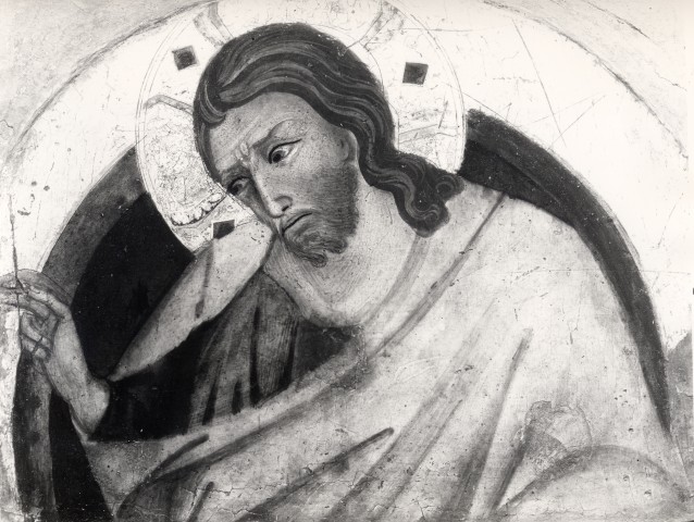 Anonimo — Maestro di San Torpè - sec. XIV - Cristo Redentore benedicente — insieme